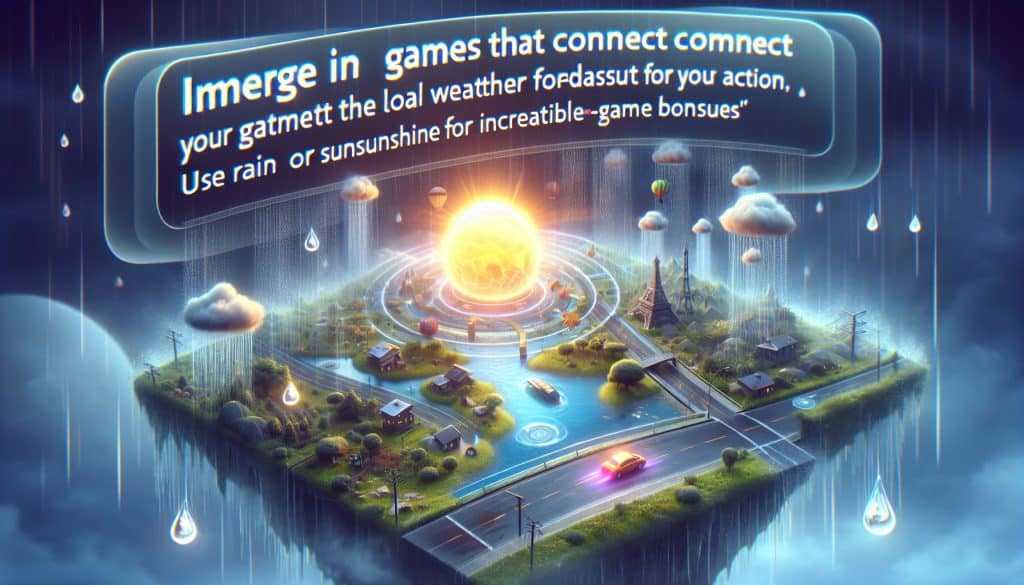 Igre koje koriste vremensku prognozu iz tvoje regije za bonus efekte