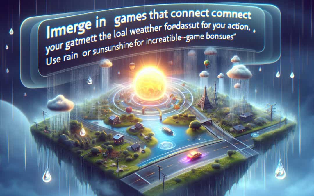 Igre koje koriste vremensku prognozu iz tvoje regije za bonus efekte